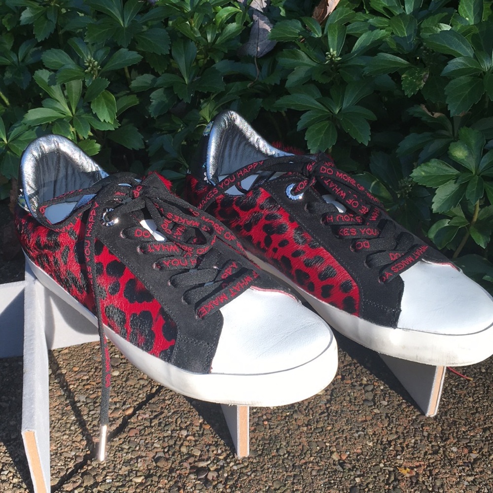 Zadig & Voltaire Leopard Print Sneakers